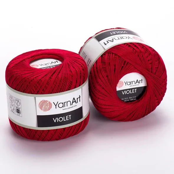 Пряжа YarnArt Violet. Красный 5020  (арт. 17476) | Фото 1