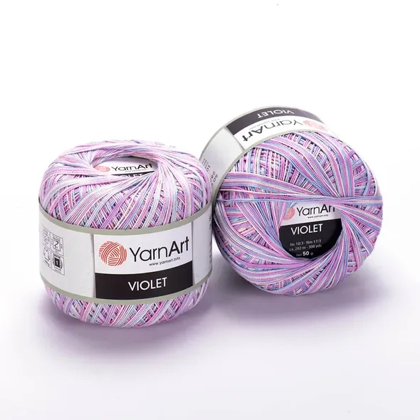 Пряжа YarnArt Violet меланж сиреневый 3053  (арт. 19694) | Фото 2