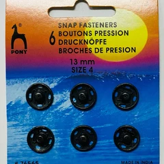 Пришивні кнопки-застібки металеві 13 мм (за 1шт)
                , (арт. 18987)