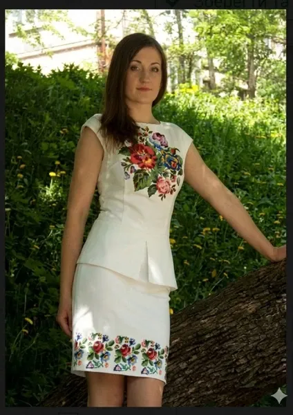 Схема жіночої вишиванки "Оксанка" Ж-15  (арт. 12396) | Фото 2