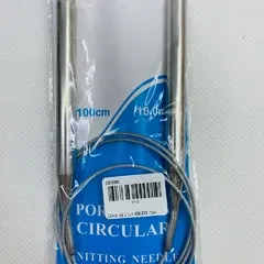 Спиці для в'язання кругові №10 (на тросі 100см)
                , (арт. 18386)