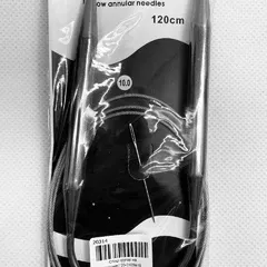 Спицы для вязания круговые №10 (на тросике 120см)
                , (арт. 20314)