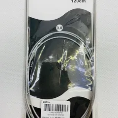 Спицы для вязания круговые №3 (на тросике 120см)
                , (арт. 20316)