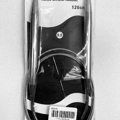 Спицы для вязания круговые №9 (на тросике 120см)
                , (арт. 20315)