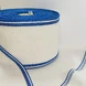 Лента-канва 910/100-19. Молочный лен с синим кантом  (арт. 20600) | Фото 3