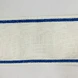 Стрічка-канва 980/100-19. Білий льон з синім кантом  (арт. 20614) | Фото 2