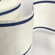 Лента-канва 980/100-19. Белый лен с синим кантом  (арт. 20614) | Фото 1