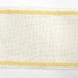 Лента-канва 980/100-4. Молочный лен з желтым кантом  (арт. 20625) | Фото 2