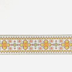 Тасьма декоративна з хрестиками, 2 см