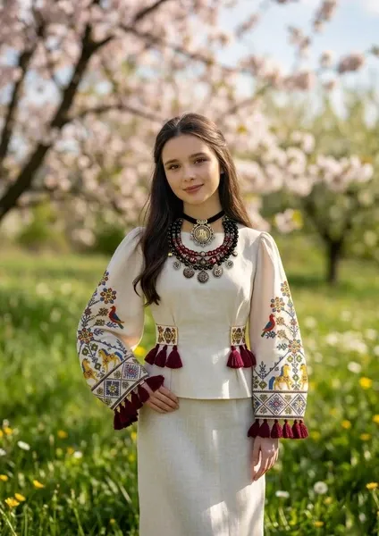 Вишиванка "Пташки"  (арт. 21398)