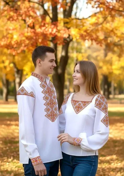 Вышиванки для пары "Мелодия осени"  (арт. 19657)