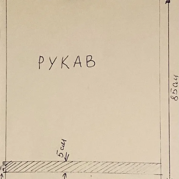 Заготовка чоловічоЇ сорочки під вишивку.  (арт. 18106) | Фото 5