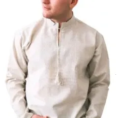 Заготовка мужской сорочки под вышивку.
                , (арт. 18106)